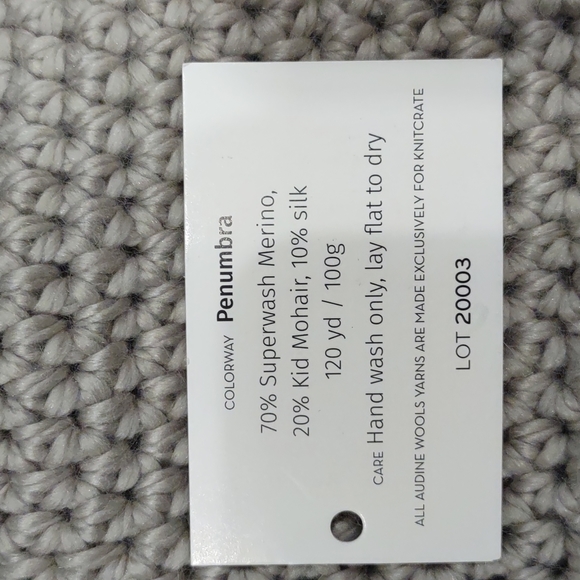 Grey Unisex Crochet Hat Beanie - Picture 2 of 2